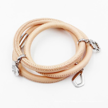 Bracelet en gros en cuir véritable Wrap Bracelet de mode pour les femmes, Bracelet en cuir fait sur commande de charme